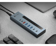 ICY BOX combo 9w1 10xUSB PD 100W - 1363134 - zdjęcie 2
